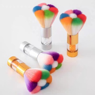 Manicure Tools, Nail Cleaning Brush, Dust Brush, Makeup Brush, Loose Powder Brush, Rainbow Brush, Direct Supply from Manufacturer, Hot-Selling Cross-Border Product