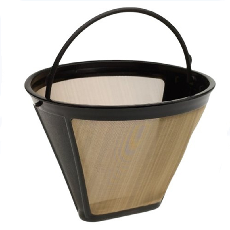 Cuisinart Gold Reuse Coffee Filter # 4 Permanent Replacement Stainless Steel Mesh for Thermomix.