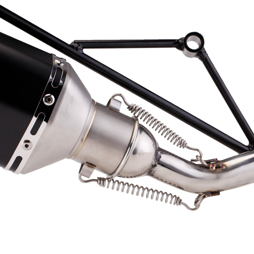 Motorcycle Scooter Exhaust Pipe Modification Gy6 Bracket Triangular Stand Fixed Bracket Front Section Ghost Fire Fuxi Yamaha