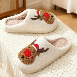 U 77379 Winter Warm Fleece Slippers Indoor Home ��ů��Ь