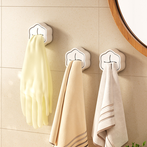 Bathroom towel rack without punching, bathroom storage storage rack, kitchen rag plug, children's hand towel hook