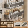 Double-layer storage rack [with rod and hook]-50cm
