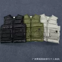 Трансграничная экспортная одежда CP COMPANY, осенне-зимний хлопковый жилет, рабочая одежда, модный бренд, утолщенная теплая хлопковая куртка