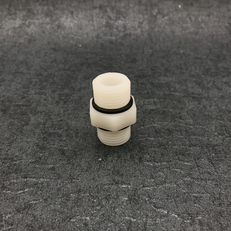 Recto a través reforzado de calidad alimentaria M44 dispensador de agua recto cocina filtro purificador de agua plástico 4-punto conector de alambre