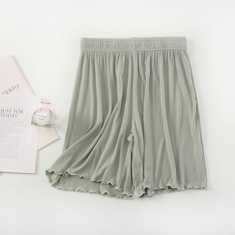 Pregnant Women's Five-point Pants Shorts Women's Summer Breathable Modal Home Pants Pajama Pants Can Wear Outwear Postpartum Moon Shorts Summer