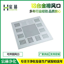 厂家批发高效送风口四件套散流孔板回风孔板喷塑均流板送风板