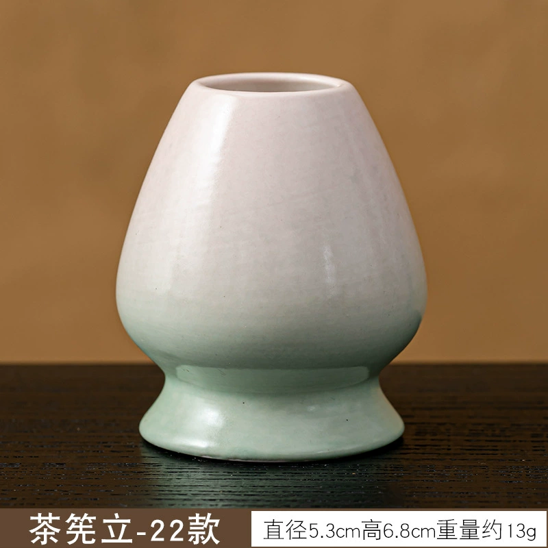 Держатель венчика для чая Matcha Whisk Stand (Tea Lion) керамический держатель для чая Чашэн, рисунок цветка сакуры, 5.3×6.8 см