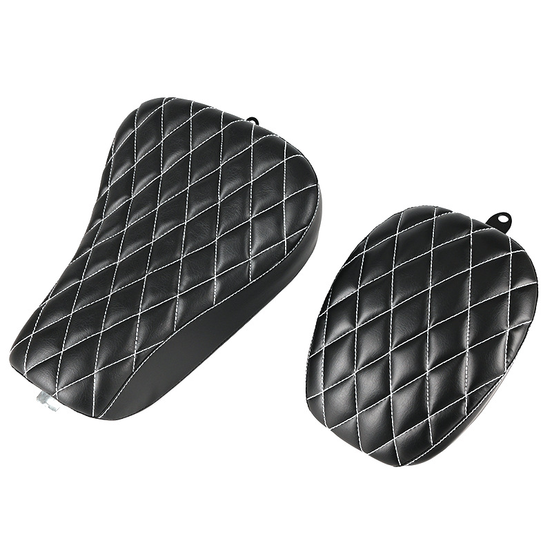 Suitable for Harley 883N L Version X48 1200 Modified Front and Rear Seat Cushions, Rear Seat Cushions, Thickeneded Leather Seat Bags, Front Seats
