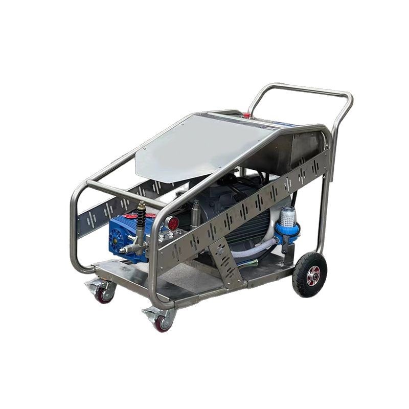 Máquina de cepillado de alta presión pequeña, máquina de limpieza de eliminación de óxido industrial móvil, máquina de cepillado de paredes de hormigón de construcción