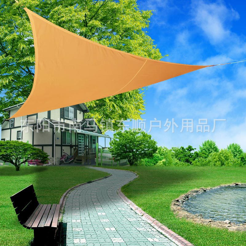 Shade Triangular Outdoor Balcony Cloth Sunshade Cloth Rainproof Cloth Sunshade Sail Canopy Cloth Heat Insulation Sunshade Sail