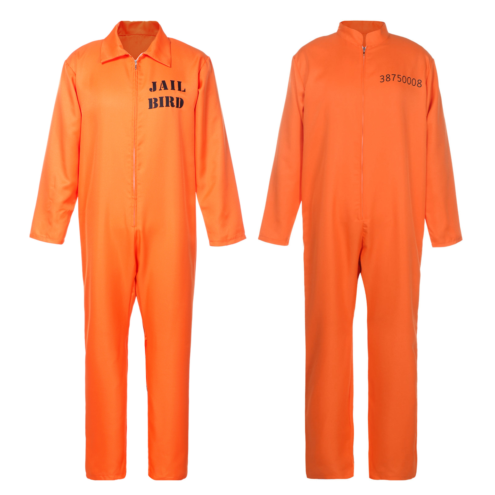 halloween cos inmate costume play suit inmate suit prison uniform inmate suit orange inmate suit