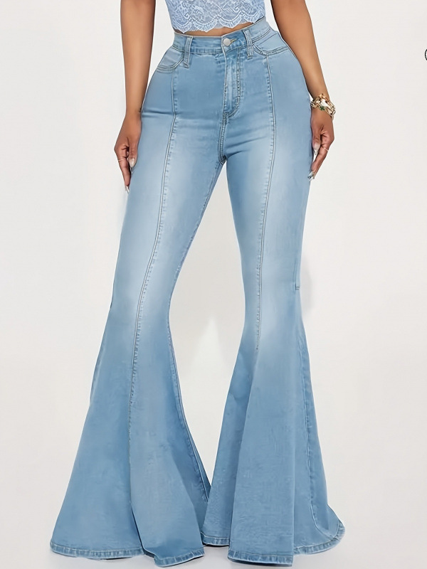 L 91866L Low Rise Flared Jeans Low-Waist Flared Trousers L 91866L Low Rise Flared Jeans Low-Waist Flared Trousers