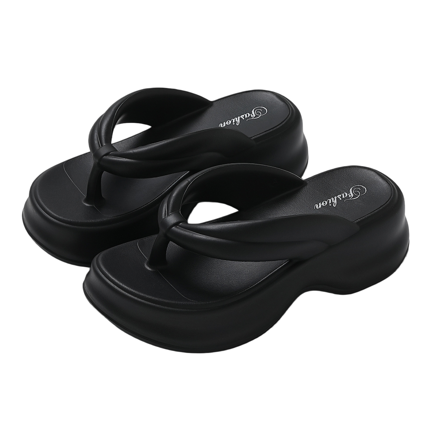 Women's Comfortable Flip Flops With Thick Sole For Outdoor And Home_voghion.com