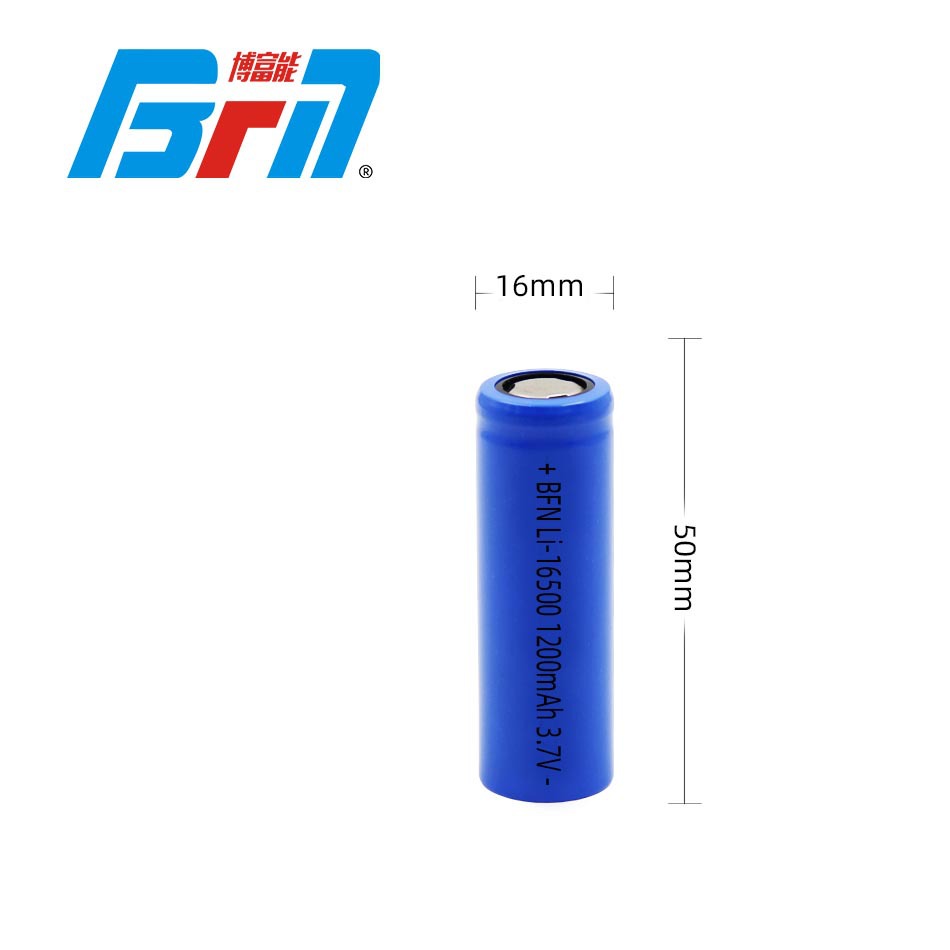 博富能锂电池 16500C 1200mAh 迷你筋膜枪 电动牙刷 电动推剪等用