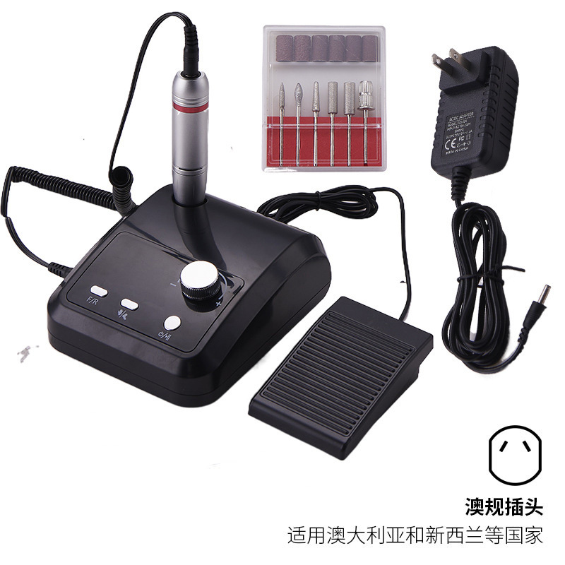 Nueva lijadora de uñas, lijadora de carga de alta velocidad, descarga profesional de uñas, piel muerta, tienda de uñas, lijado transfronterizo