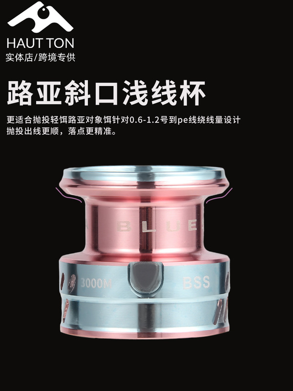 Haoden マカロンスピニングホイールマイクロフィッシングホイール卸売ライトラインカップ 1500S フィッシングホイールギャップなしルアーホイール 5.2:1|undefined