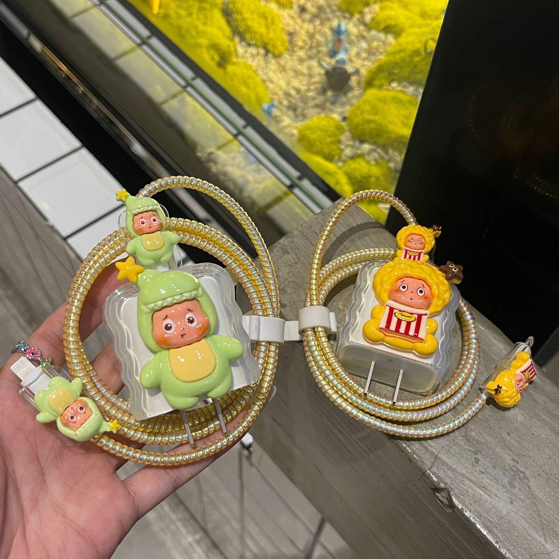 Aplicable a Apple 17 iPhone 16 Promax 15 Capa de protección de cable de datos de teléfono celular anti-caída anti-rotura cargador rápido