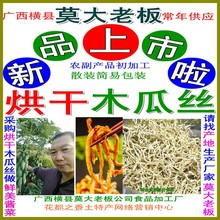 广东特产爽口美味香辣木瓜丝酱菜原料 厂供烘干木瓜丝 脱水木瓜丝