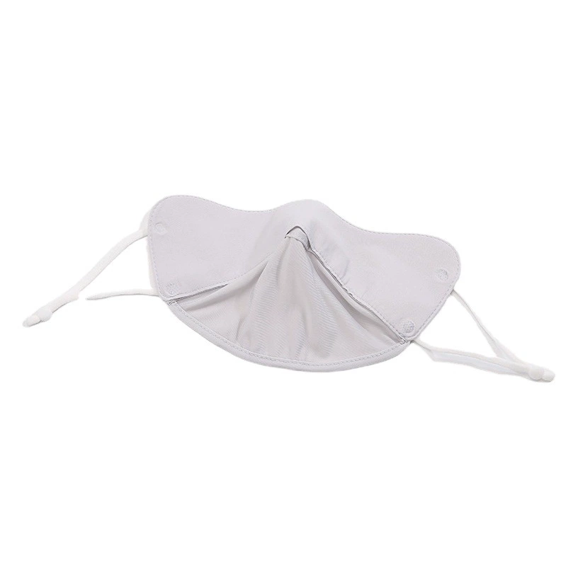 Солнцезащитная маска для женщин, покрывающая лицо с защитой от ультрафиолета, на весну и лето, тонкая открытая дышащая маска для глаз из ледяного шелка