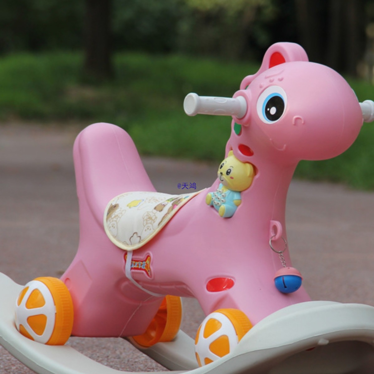 Children's Rocking Horse Multifunctional Scooter Slide One-Year-Old Gift Two-In-One Baby Rocking Chair Large Model 1-6 Years Old
