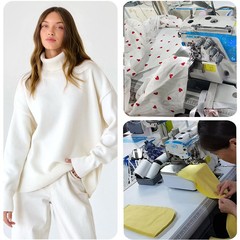 ヨーロッパとアメリカのクロスボーダーニットサンプルプルオーバーカーディガンセータースーツウール染色加工カスタマイズされた図面とサンプル