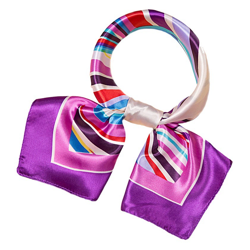 Маленький квадратный шарф Шелковый шарф Южная Корея Профессиональный атласный Универсальный банковский Бортпроводник Поезд Рабочий Деловая Мода Декоративный женский шарф