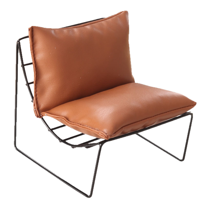 Modelo en miniatura seis puntos de hierro sofá silla trasera mini modelo bjd casa de muñecas diy