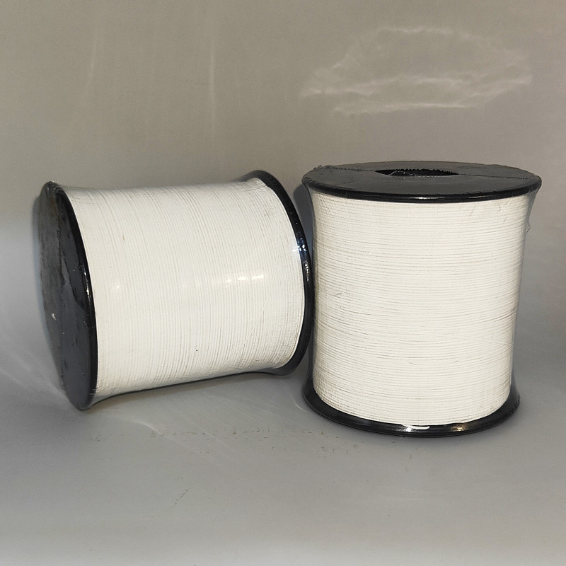 厂家供应双面白色反光条编织织带1MM双面彩色反光丝高亮反光线条