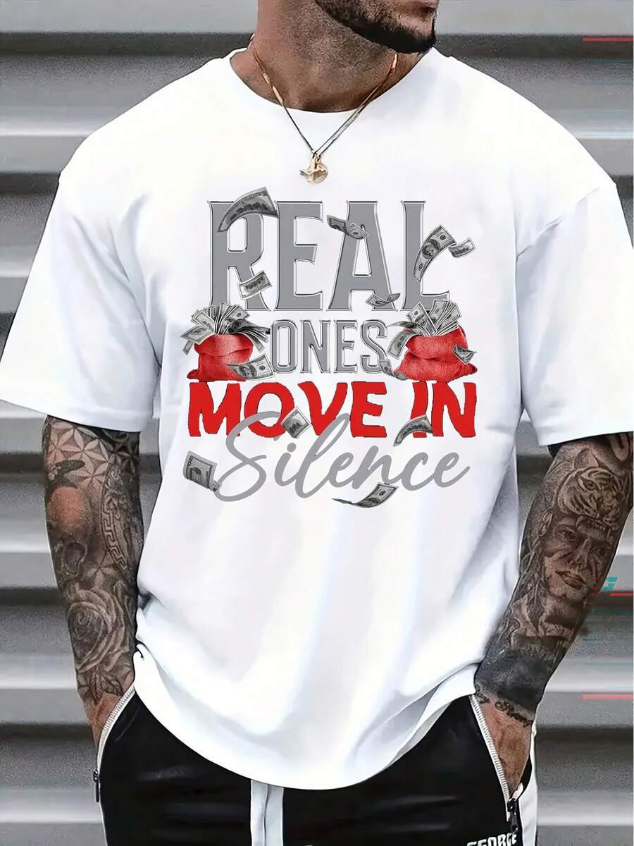 Pure Cotton Men's Skull Bandage Pattern Top Fun "Real Bones Moving" Design for Casual Wear_viptrois.com