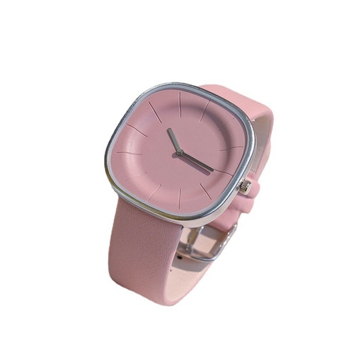 Korean Minimalist Design Women's Student Cross-border Niche Square High Fashion Creative Couple's Watch