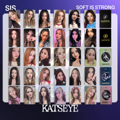 KATSEYE组合SIS Soft Is Strong周边小卡随机卡猫眼EYEKONS
