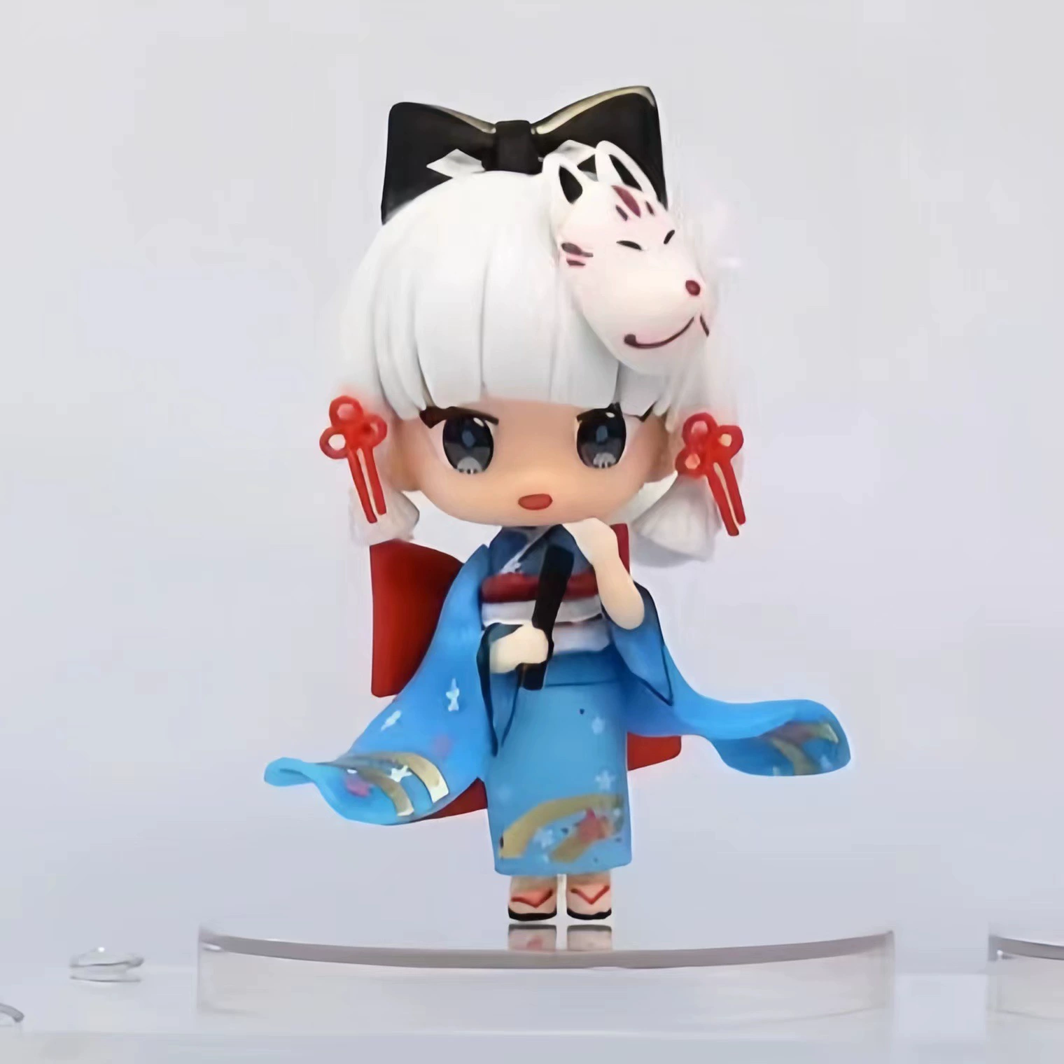Q версия гача-аксессуары по игре Genshin Impact Krysanri Ayani Lei и Lightning General Yae God Son Figure аксессуары