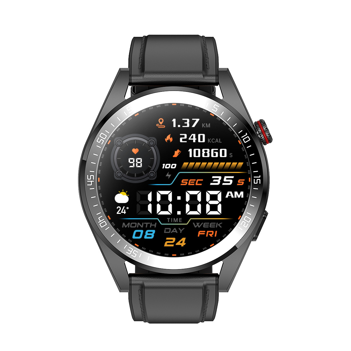 Nueva Z30 música Bluetooth llamada reloj AMOLED Pantalla de frecuencia cardíaca presión arterial monitoreo de oxígeno en la sangre grabación reloj inteligente