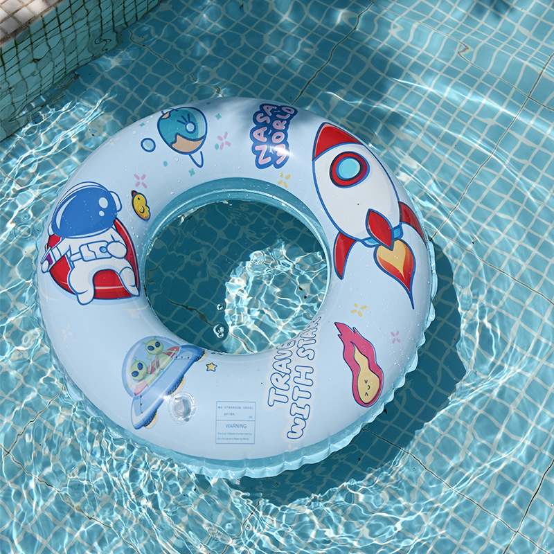 Anillo de natación para niños al por mayor transfronterizo, anillo flotante anti-vuelco, anillo salvavidas, anillo de axilas, anillo de natación de gas engrosado para hombres y niños