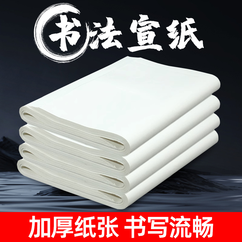 毛笔纸宣半生半熟生宣国画画套装练习初学者创作批发一件代发