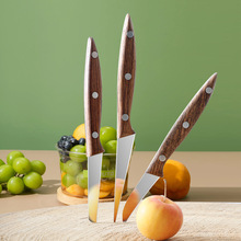 刻花三件套花梨木雕刻刀水果拼盘刻花刀厨师不锈钢雕花刀雕刻刀