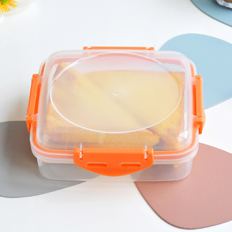 Sandwich Bento Box Food Grade Crisper Bread Sushi Rice Ball Breakfast Toast Outdoor Packing Box Microwave