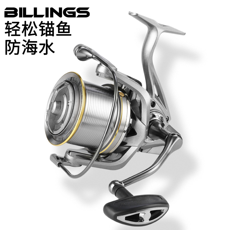 跨境比靈斯遠投輪NGK海釣錨魚輪