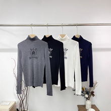高领长袖打底衫秋冬时尚保暖百搭南油新款针织衫毛衣