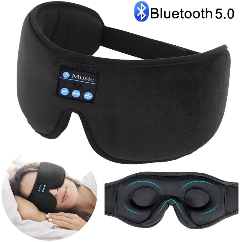 工場価格越境販売 スリープ5.4 Bluetoothアイマスク 3D音楽アイマスク スマートアイケア 遮光昼寝アイマスク 在庫あり|undefined
