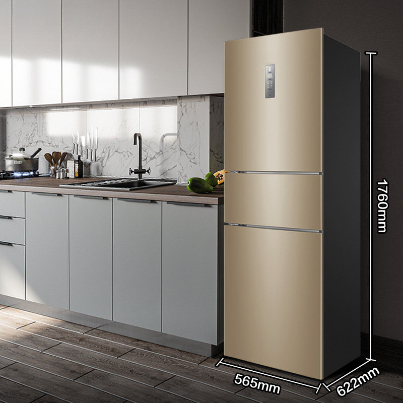 218L Electric Refrigerator, Frost-Free, Household Double-Door, Small Three-Door, Multi-Door, Suitable for Rental, Medium-Sized Two-Door, Silent Refrigerator