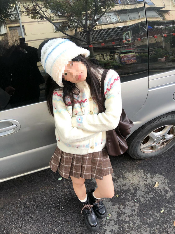 美式复古费尔岛软糯开衫毛衣女秋冬款小个子圣诞节宽松外搭针织衫|undefined