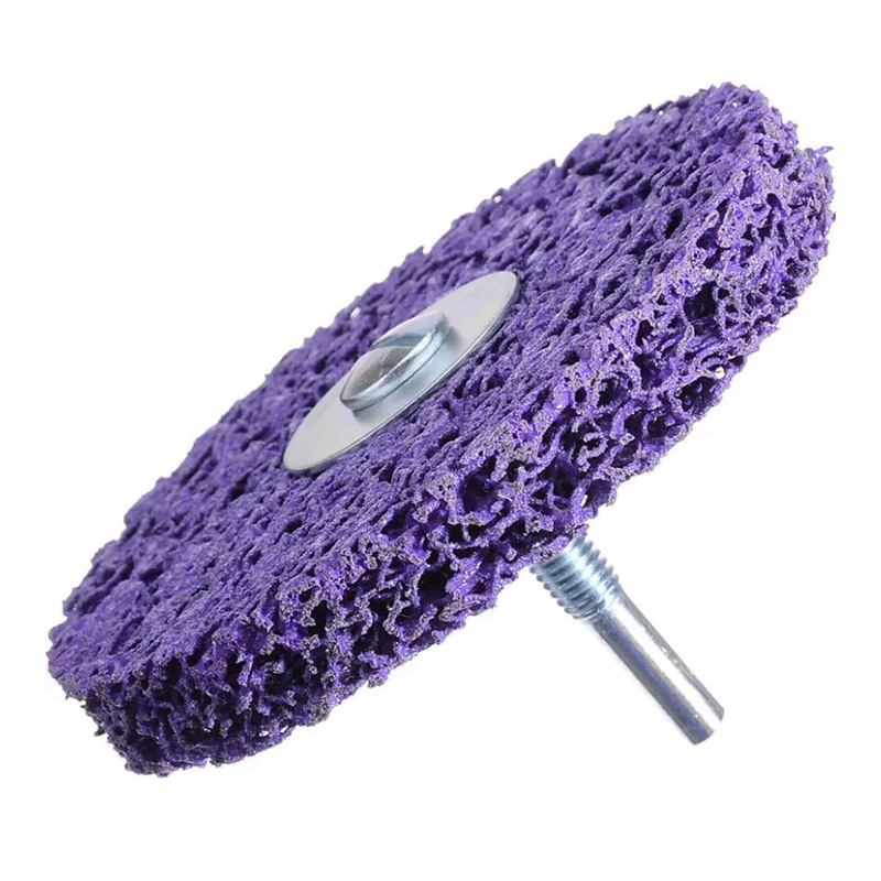 Pintura de eliminación de óxido pieza de molienda de diamante púrpura pieza de molienda de Diamante Negro hoja de coche eliminación de metal pintura eliminación de óxido de metal pulido