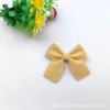 Hairgrip handmade with bow, hair accessory, silk colored clothing