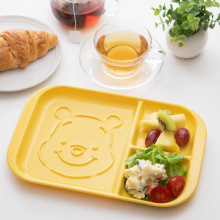 日本斯凯达婴儿童餐具吃饭餐盘分隔格早餐宝宝辅食碗学生水果盘