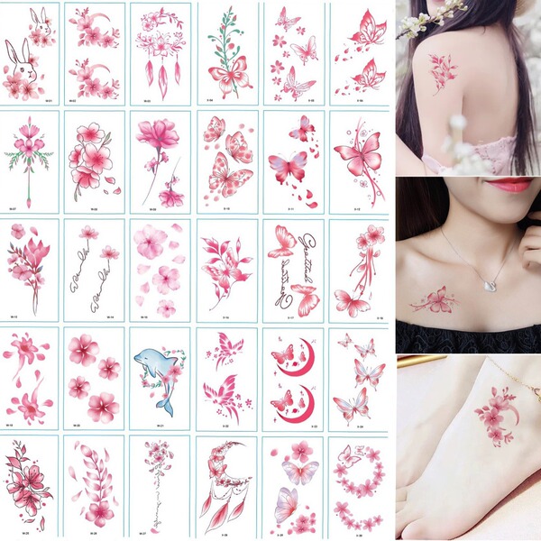 Fresh waterproof sexy tattoo stickers for men and women contains…