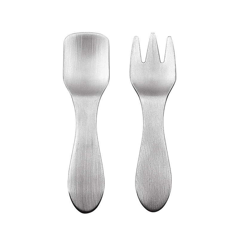 Столовые приборы из нержавеющей стали 304, нож и вилка для торта и десертов, ложка для мороженого, для ресторана и дома, набор