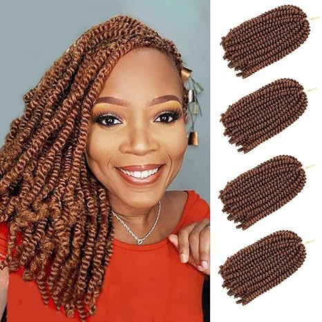 European and American Wig Small Spring Roll to Change Hairstyle Headgear Spring Twist Export Chemical Fiber Crochet Wig