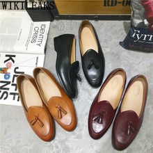 Italian Men Shoes Formal Loafers Men Double Monk Strap Shoe