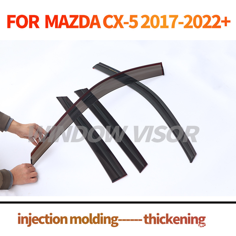 Suitable for Mazda CX-5 Rain and Sunscreen MAZDA CX-5 KF 2017-2022 Window visors